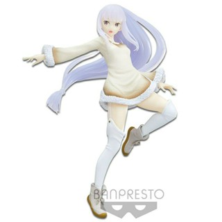 [ของแท้]Bandai(บันได) BANPRESTO RE:ZERO -STARTING LIFE IN ANOTHER WORLD- ESPRESTO-FURRY MATERIALS-EMILIA