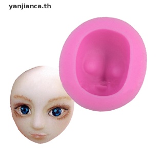 Yanca ใหม่ แม่พิมพ์ซิลิโคน รูปหัวเด็กผู้หญิง 3D DIY สําหรับตกแต่งเค้ก น้ําตาล ฟองดองท์ TH