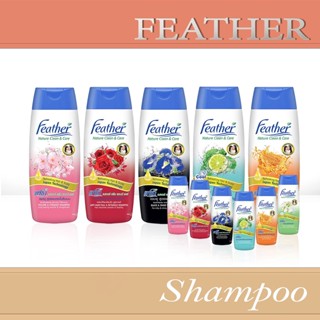 Feather แชมพูสระผม แฟซ่า ขนาด 340 ml [ซื้อ 1 ฟรี 1]