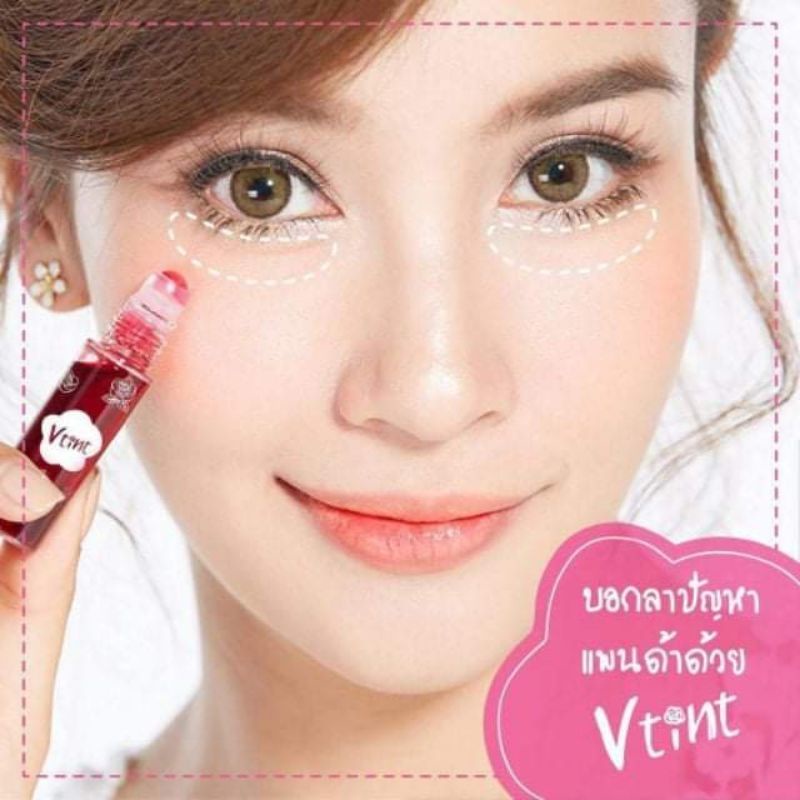 VTint วีทินท์ 💋 ลิปทินท์ สีแดงชมพูระเรื่อเป็นธรรมชาติ ปาดแล้วปิ๊ง✨ ได้ทั้งตา แก้ม ปาก - รูปที่ 4