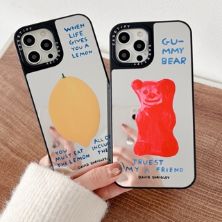 【DAVID Shrigley】เคสโทรศัพท์มือถือกระจก กันกระแทก ลายดาว สําหรับ iPhone 14 Pro max 13 12 Pro max 13 Pro max 14 14Pro 13 12 12Pro 11 Pro max 13Pro 11