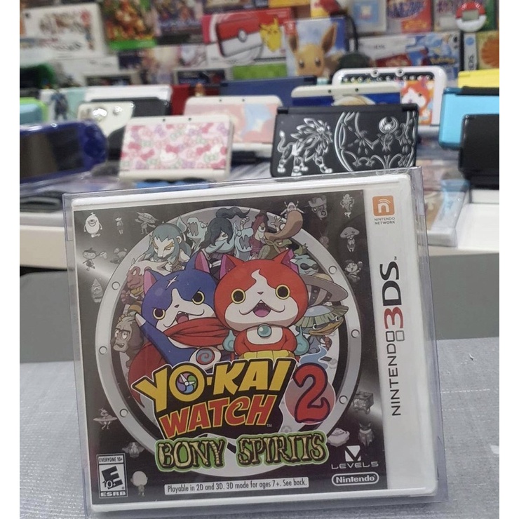 แผ่นเกมส์ 3DS yokai watch โชน us มือ 2