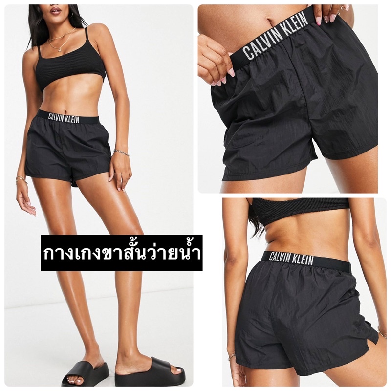 พร้อมส่ง S1 กางเกงว่ายน้ำ Calvin Klein Intense Power Bikini Beach Shorts