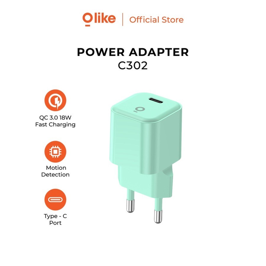 Olike Ultra Compact Quick Charger 20W Max Output - 3X Faster Safe C302