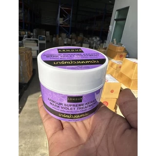 🔥ARMOUR SUPREME KERATIN MARKมาร์คม่วงผมหม่น AM-30ทรีทเม้นท์เคราตินบำรุงผมเปลี่ยนสีผมเป็นโทนหม่นหรือโทนม่วง