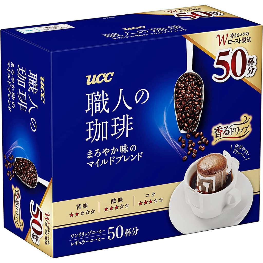 UCC Craftsman's Coffee Drip bag 50packs Mild Blend (Direct from Japan)