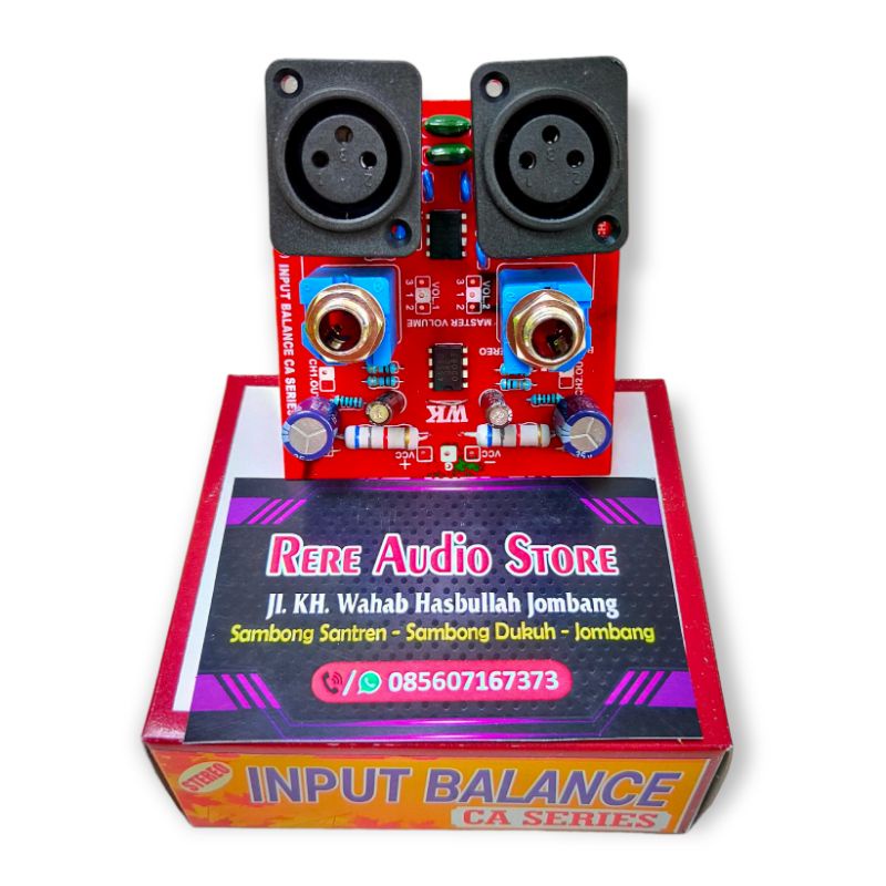CA Series Input Balance INBAL ชุดแผง CA ด้านหลัง