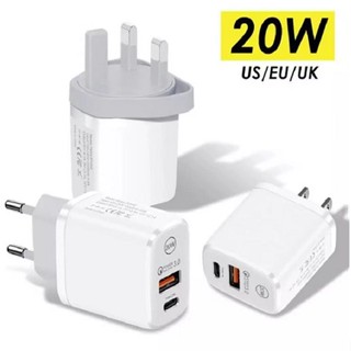 Luken ที่ชาร์จเร็ว USB 20W 4.0 3.0 Type C PD สําหรับ iP 13 12 11 พร้อม QC 4.0 3.0