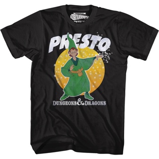 Presto the Magician Dungeons &amp; Dragons T-Shirt เสื้อขาว เสื้อคู่รัก เสื้อแฟชั่นผญ2022 อื่นๆ