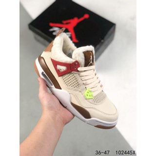 Jordan Air Jordan 4 รองเท้าบาสเก็ตบอล สไตล์เรโทร