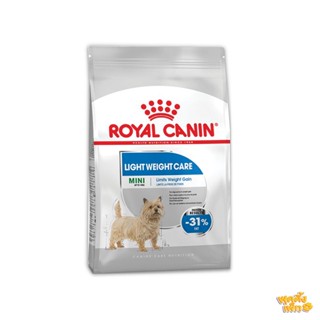 royal canin mini light weight care 1kg สำหรับสุนัขโต พันธุ์เล็ก อ้วนง่าย อายุ 10 เดือนขึ้นไป