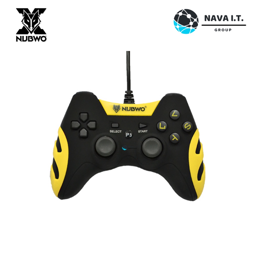 🛵มีส่งด่วน💨 NUBWO NJ-35 SMASH GAMING JOY CONTROLLER สำหรับ PS3-PC WARRANTY1 YEAR