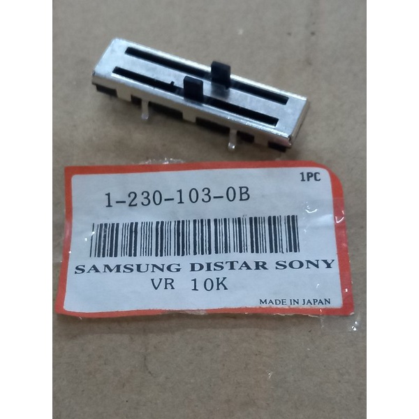 วอลลุ่มสไลท์#10KA×2 (10 ขา)#VR10K# Samsung #DISTAR# Sony #Japan