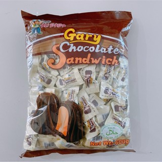 (แบ่งขาย)Alibaba Gary Chocolate Sandwich 4 ชิ้น 10 บาท