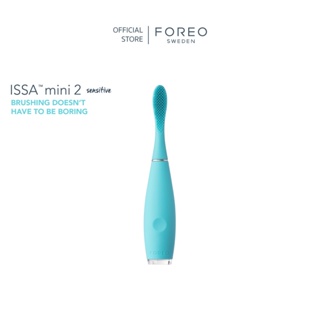 FOREO ISSA Mini 2 Sensitive - Summer Sky แปรงสีฟันไฟฟ้า ฟอริโอ้ อิซซ่า มินิ 2 สีเขียว (หัวแปรงซิลิโคน)