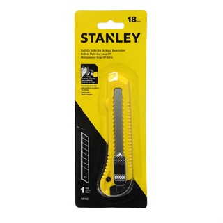 STANLEY มีดคัตเตอร์ ขนาด 18 มม. มีดคัดเตอร์อเนกประสงค์ คัตเตอร์ คมมาก