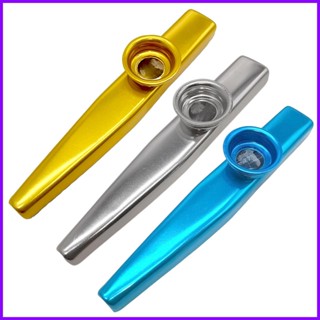 Kazoo เครื่องดนตรีอลูมิเนียมอัลลอยด์ พกพาง่าย สําหรับเด็ก กีตาร์ อูคูเลเล่ ไวโอลิน notath