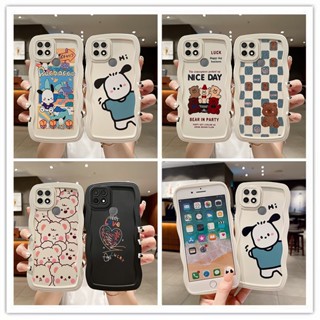 เคส oppo a15 เคส oppo a15s เคสโทรศัพท์มือถือ ลายการ์ตูนคลื่นน่ารัก สําหรับ oppo a15 oppo a15s