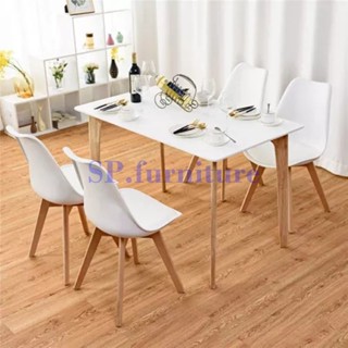 SP.furniture พร้อมส่ง เก้าอี้โมเดิร์น เก้าอี้ขาไม้ เบาะหนัง นั่งสบาย ขาไม้บีช แข็งแรงทนทาน งานคุณภาพ ผลิตในประเทศไทย