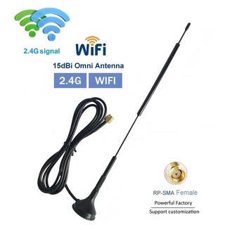 เสาอากาศ Wifi 15dBi ส่งสัญญาณ Wifi High Gain Signal Booter ขยายสัญญาณ ให้แรง และ ไกล