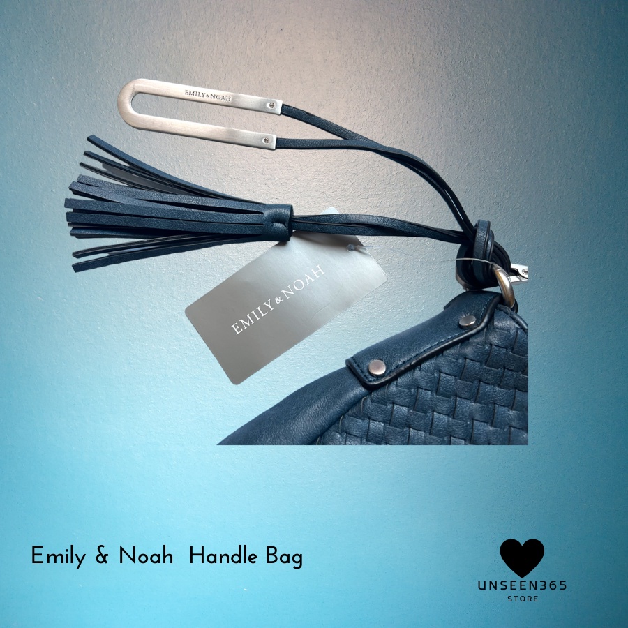 Emily & Noah Shopper Handle Bag - Brown กระเป๋าถือแบรนด์ดังจากต่างประเทศ Emily & Noah  สีกรมอมเทา #4