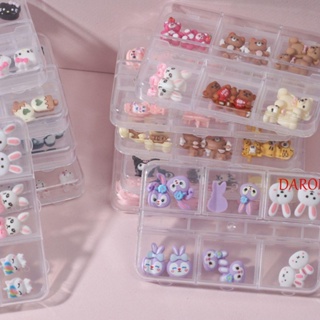 Daron 3D Nail Charms สไตล์ญี่ปุ่นแฟชั่นปีใหม่ Stella Lou Bear|อุปกรณ์ทําเล็บ