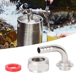 Hhihi Home Beer Brewing Tap Faucet Accessories Draft Tail Piece Elbow Nut Gask GP