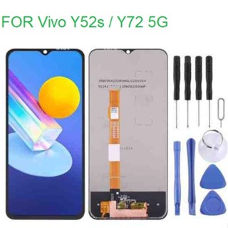 หน้าจอ LCD vivo Y72 5G งานแท้ Lcd Display จอ + ทัช อะไหล่มือถือ จอพร้อมทัชสกรีน วีโว่ Y72 5G