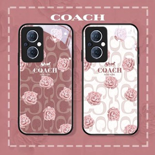 เคส OPPO Reno 8Z 7Z 5G เคส OPPO Reno 8 5G เคส โทรศัพท์มือถือแบบแก้ว กันกระแทก สีพื้น หรูหรา สําหรับ เคส OPPO Reno 8Z 5G