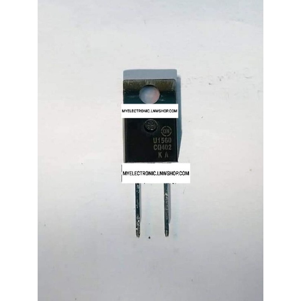U1560 ไดโอด DIODE MUR1560 ตัวถัง TO-220/2 ยี่ห้อ ON-SEMI M U R 1560 G อุปกรณ์ อะไหล่ อิเล็กทรอนิกส์ 