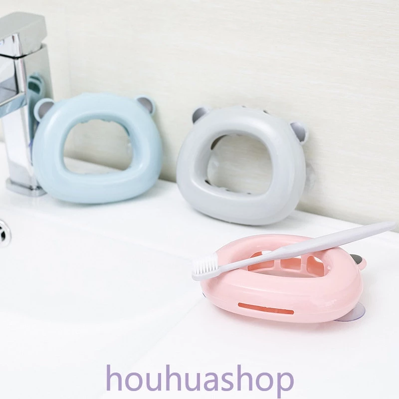 ที่วางแปรงสีฟันติดผนัง, ชั้นเก็บของติดผนังในห้องน้ํา, ที่ใส่แปรงสีฟันถ้วยดูดคู่สร้างสรรค์, ที่ใส่แปรงสีฟันสัตว์น่ารัก, ใช้ในบ้านในห้องน้ thumbnail 7
