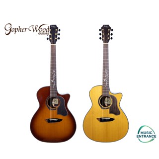 Gopher Wood K330RC/K330RC VS Acoustic Guitar กีตาร์โปร่ง ขนาด 40 นิ้ว + กระเป๋า