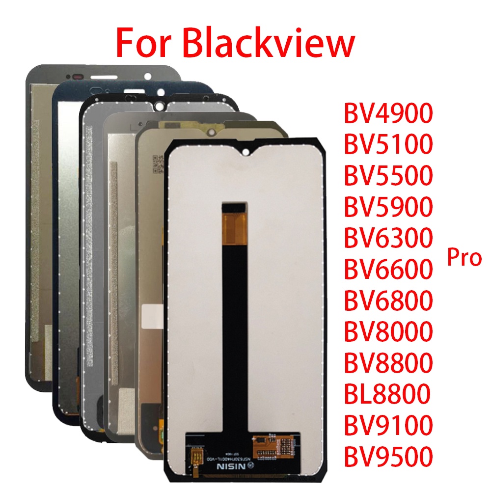 สําหรับ Blackview BV4900 BV5100 BV5500 BV6300 BV6600 BV6800 BV8000 BV8800 BV9100 BV9500 Pro จอแสดงผล
