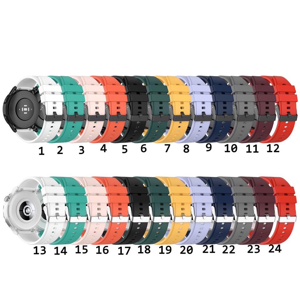 20 มม.สายรัดซิลิโคนสําหรับ Garmin forerunner 245 245M 645 645M 165 158 55 Vivoactive 3 5 เพลงองค์ประกอบสร้อยข้อมือสายรัดข้อมือกีฬา