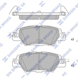 ผ้าดิสเบรคหลัง MAZDA CX-5 KE GH 2012- KF 2016- 2.0 2.2 2.5 AWD รุ่นเบรคมือไฟฟ้า MX-5 ND 2015- HI-Q