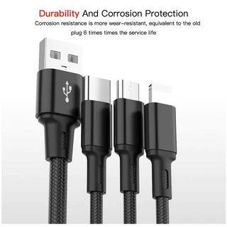 Caravan Crew 3 IN 1 Cable ไอโฟน type-c micro