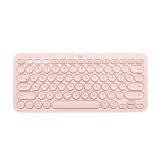 Logitech K380 Multi-Device Bluetooth Keyboard สีชมพู