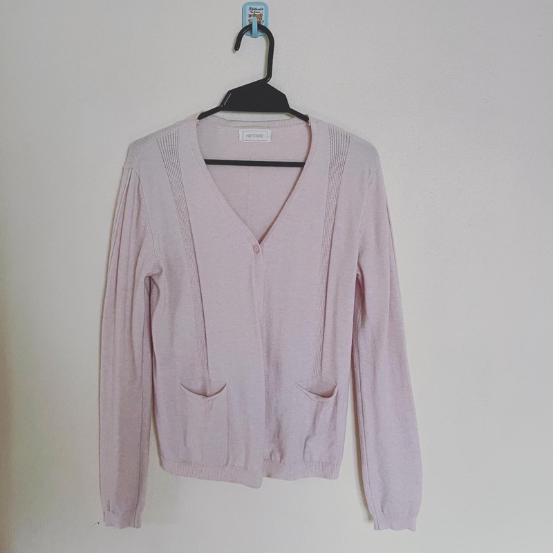 Cardigan สีชมพู Hofstore 💕✨