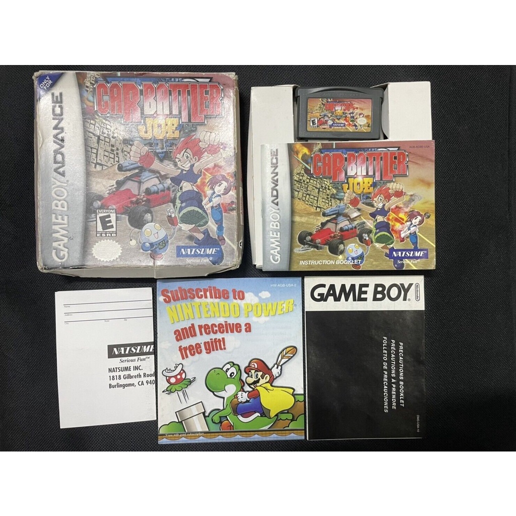 ตลับเกมส์บอย  GBA / GBA SP เกม Car Battle Joe : Gameboy Advance SP