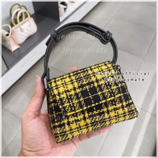 กระเป๋า Charles &amp; Keith รุ่น Woven Check-Print Mini Bag  :  CK6-80781991 แท้จากชอป พร้อมถุงกระดาษ