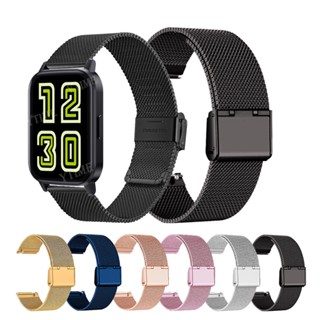 สายนาฬิกาข้อมือโลหะ แบบเปลี่ยน สําหรับ realme Dizo Watch 2 Watch 2 Sports D R Talk Pro Smart Watch Band