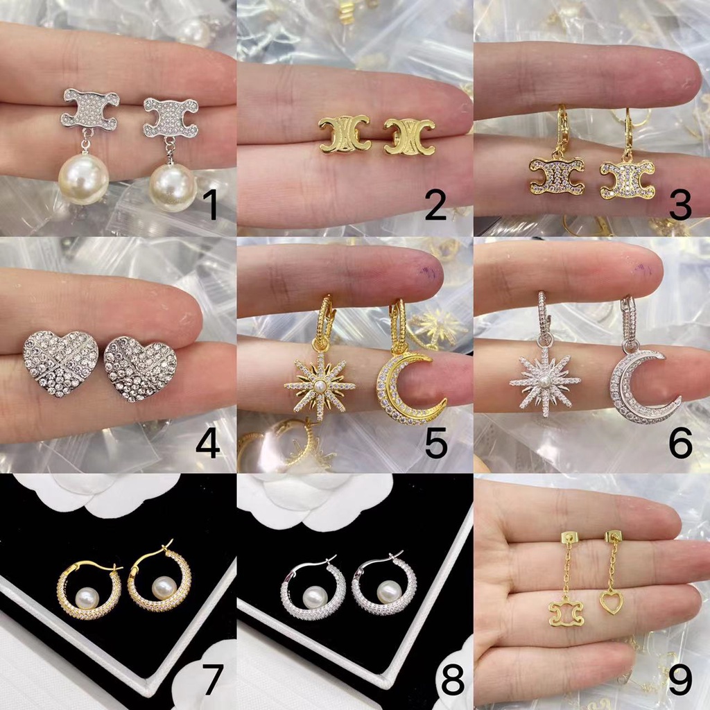 ต่างหูแฟชั่นสำหรับผู้หญิง / หลายสไตล์ / ต่างหู Ce