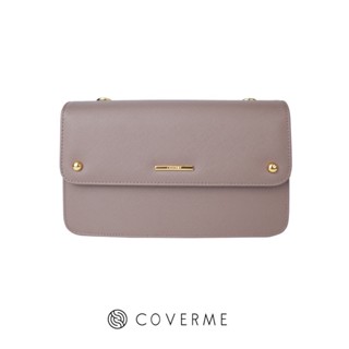 coverme - solar (สีโกโก้) กระเป๋าสะพายไหล่ สะพายข้าง เอนกประสงค์ (use like new)