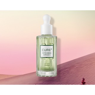 Cure Aloe Phyto แอมพูลว่านหางจระเข้ สีเขียว S 50 มล.