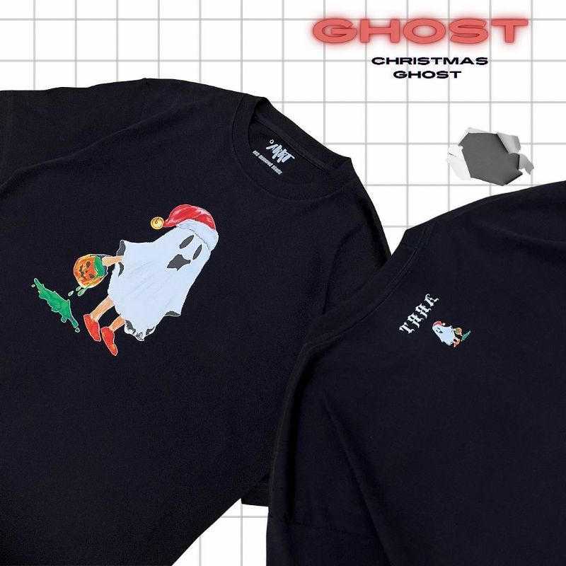 [ ARRT ] - เสื้อยืด Oversize ลาย Christmas Ghost