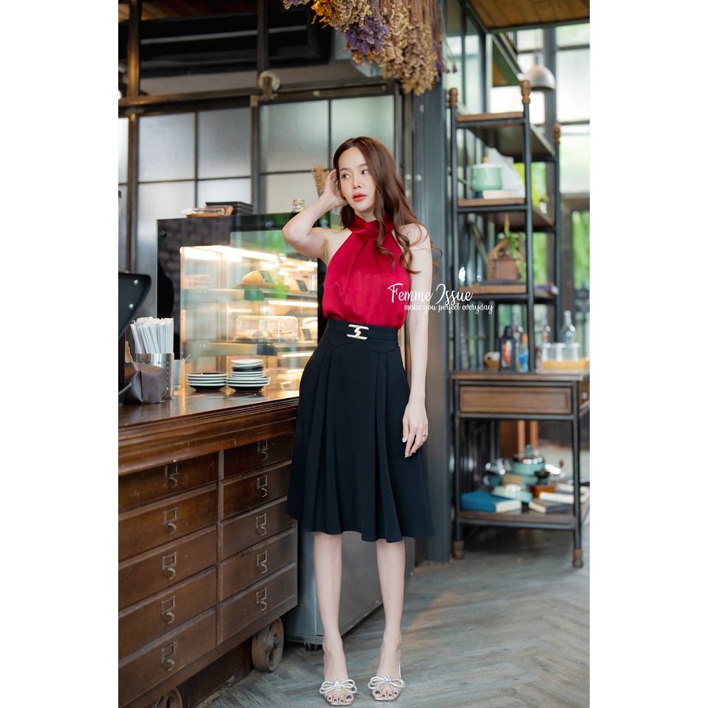 FEMME ISSUE กระโปรงทำงานพรีเมียม C0122 สินค้าขายดี รูปที่ 8