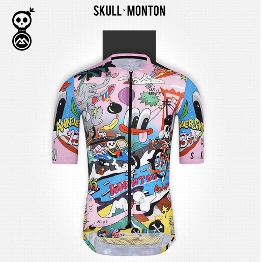 SKULL x MONTON : CYCLING JERSEY MENS THAILAND SPECIAL EDITION เสื้อปั่นจักรยาน ลายพิเศษ