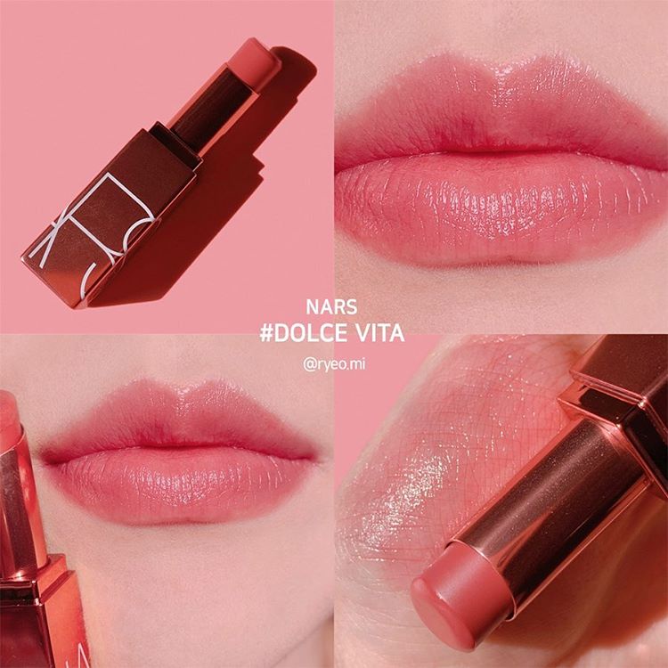 cosmetichub69 แท้ทั้งร้าน !! ลิปบาล์มขนาดจริง NARS AFTER GLOW LIP BALM สี DOLCE VITA #MUF.08/2019