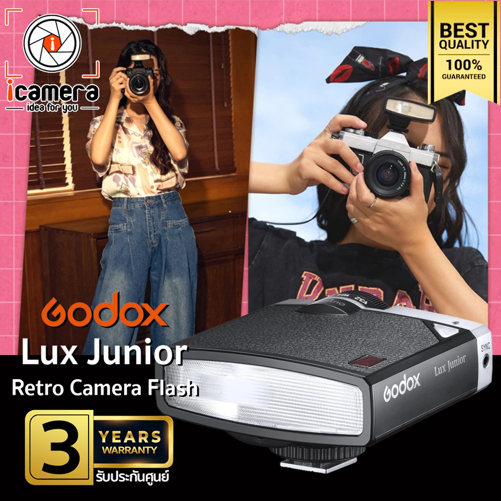 Godox Flash Lux Junior Retro Camera Flash [ Automatic, Manual ] รับ