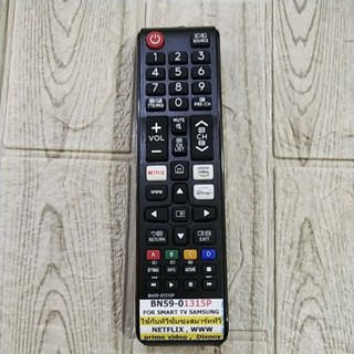 รีโมท TV รุ่น BN59-01315P (USE FOR SMART TV SAMSUNG) ตามภาพใส่ถ่านใช้งานได้เลย